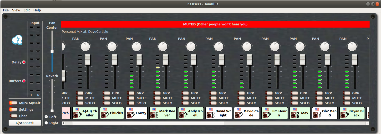 Click here! Mixing board